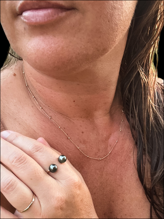 Double Pearl Ring