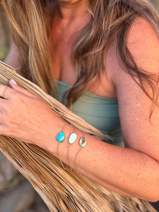Gold Turquoise Bracelet