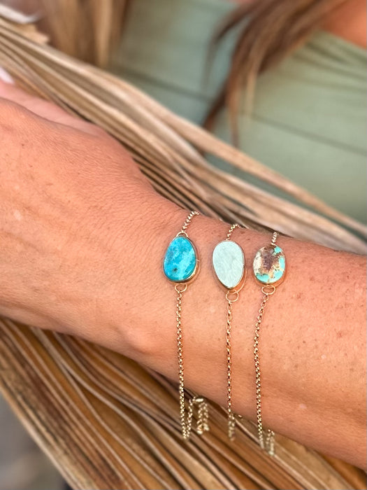 Gold Turquoise Bracelet