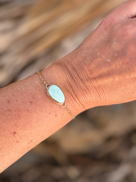 Gold Turquoise Bracelet