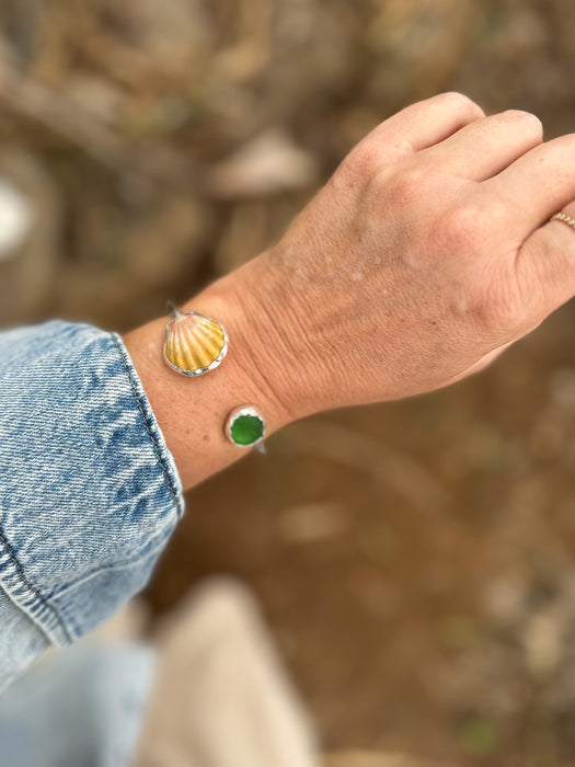 Sunrise Shell Cuff