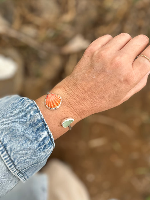 Sunrise Shell Cuff