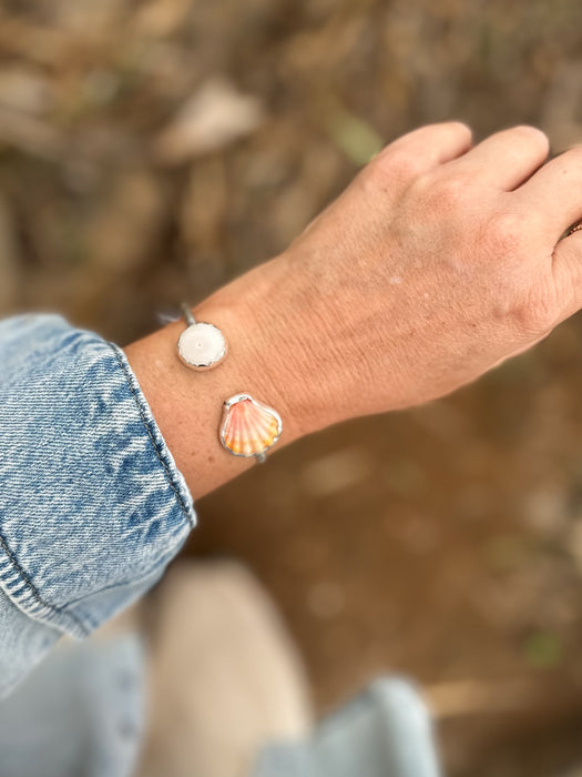 Sunrise Shell Cuff