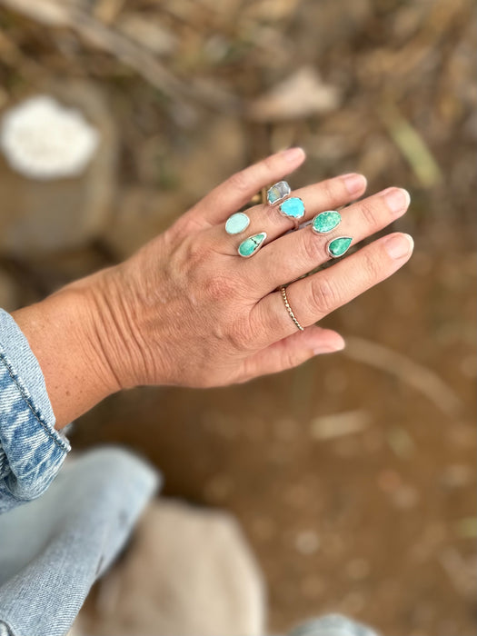 Double Turquoise Ring
