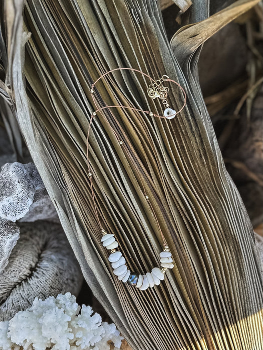 Puka Shell Cord Necklace