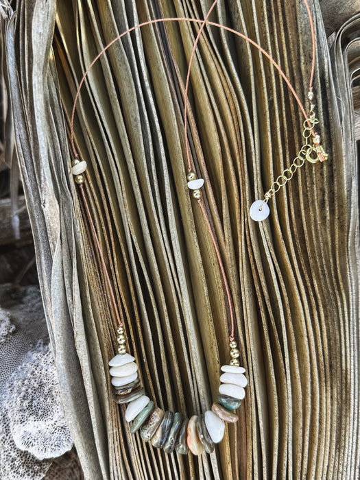 Puka Shell Cord Necklace