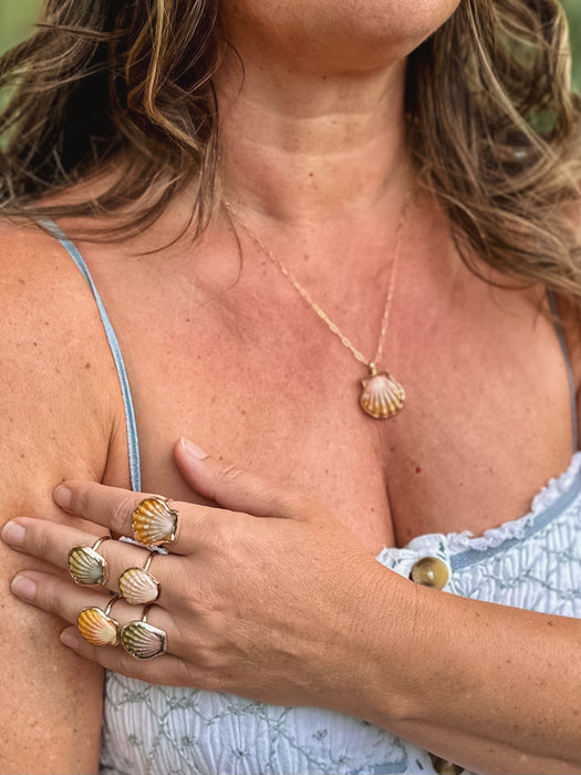 Sunrise Shell Ring