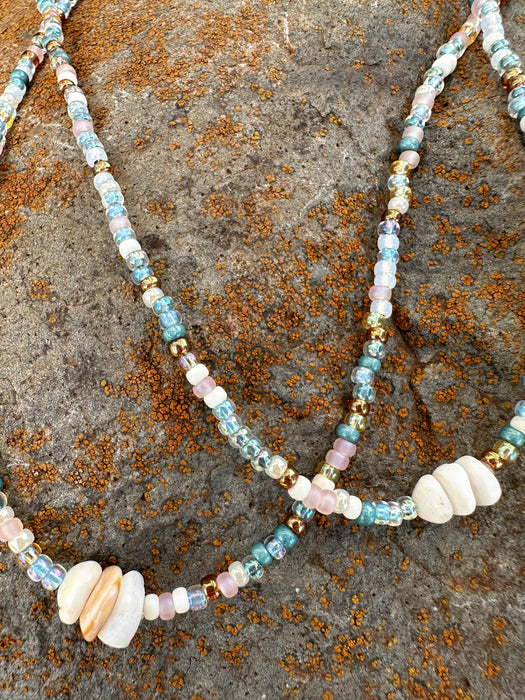 Beach Days Beaded Necklace