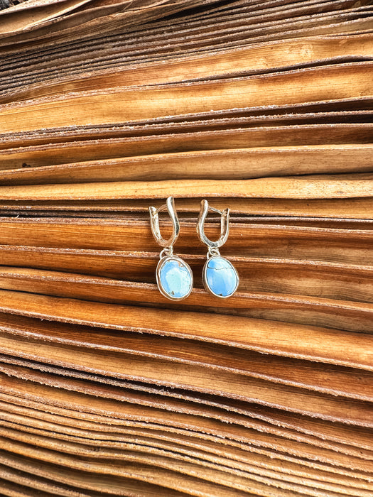 Turquoise Mini Hoops (1)