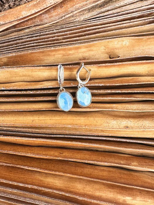 Turquoise Mini Hoops (3)