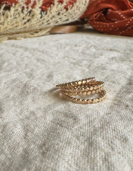 Ripple Bead Ring